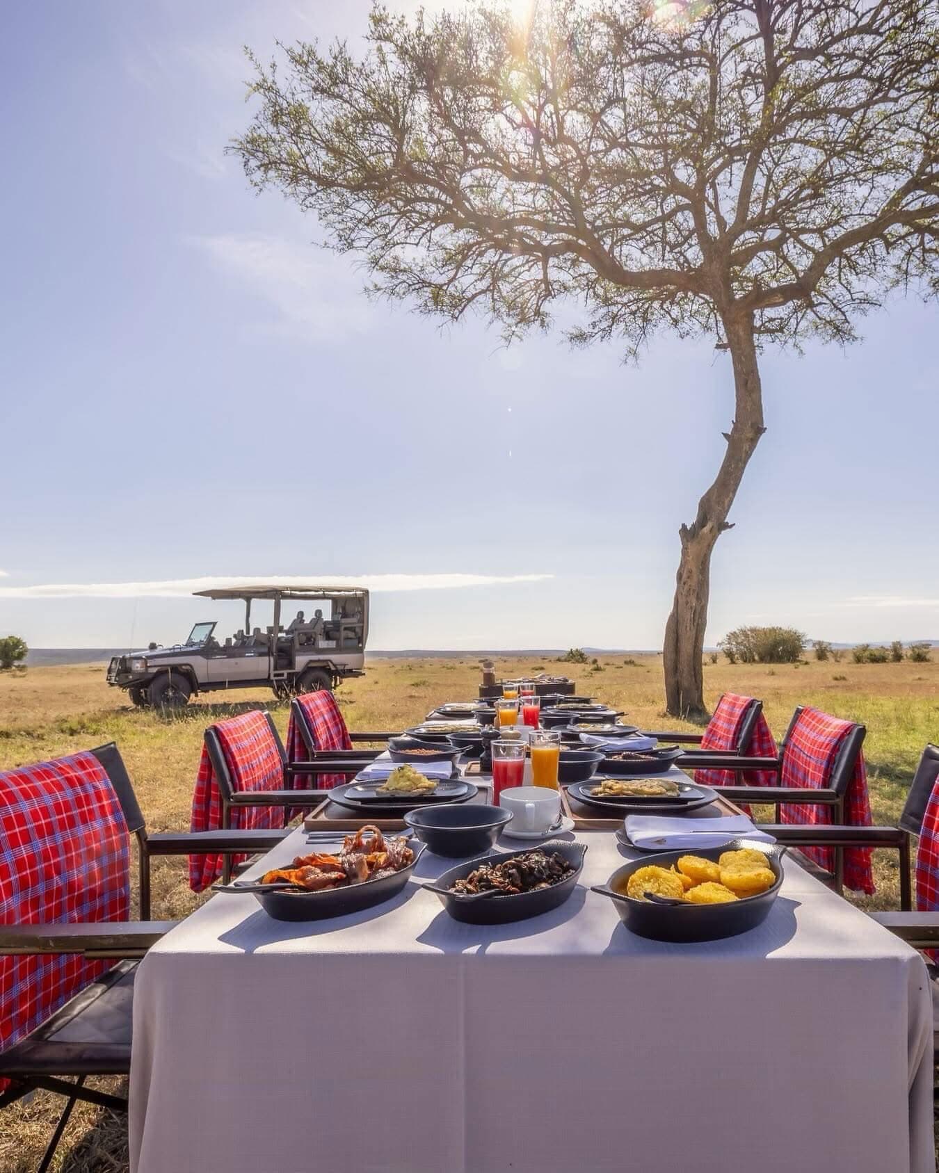 Bush Dining - Safari experience showcasing A Gourmet Experience in the Wild in East Africa