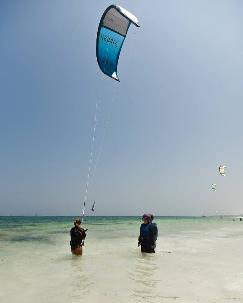 Kite Surfing - Safari experience showcasing The Ultimate Wind-Swept Adventure in East Africa