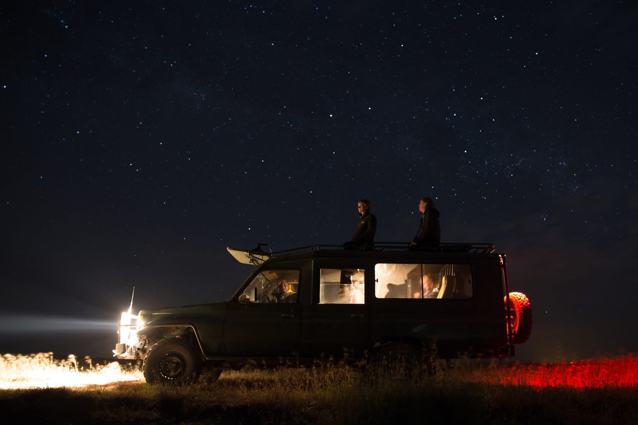 Night Game Drives - Safari experience showcasing A Nocturnal Safari Adventure in East Africa