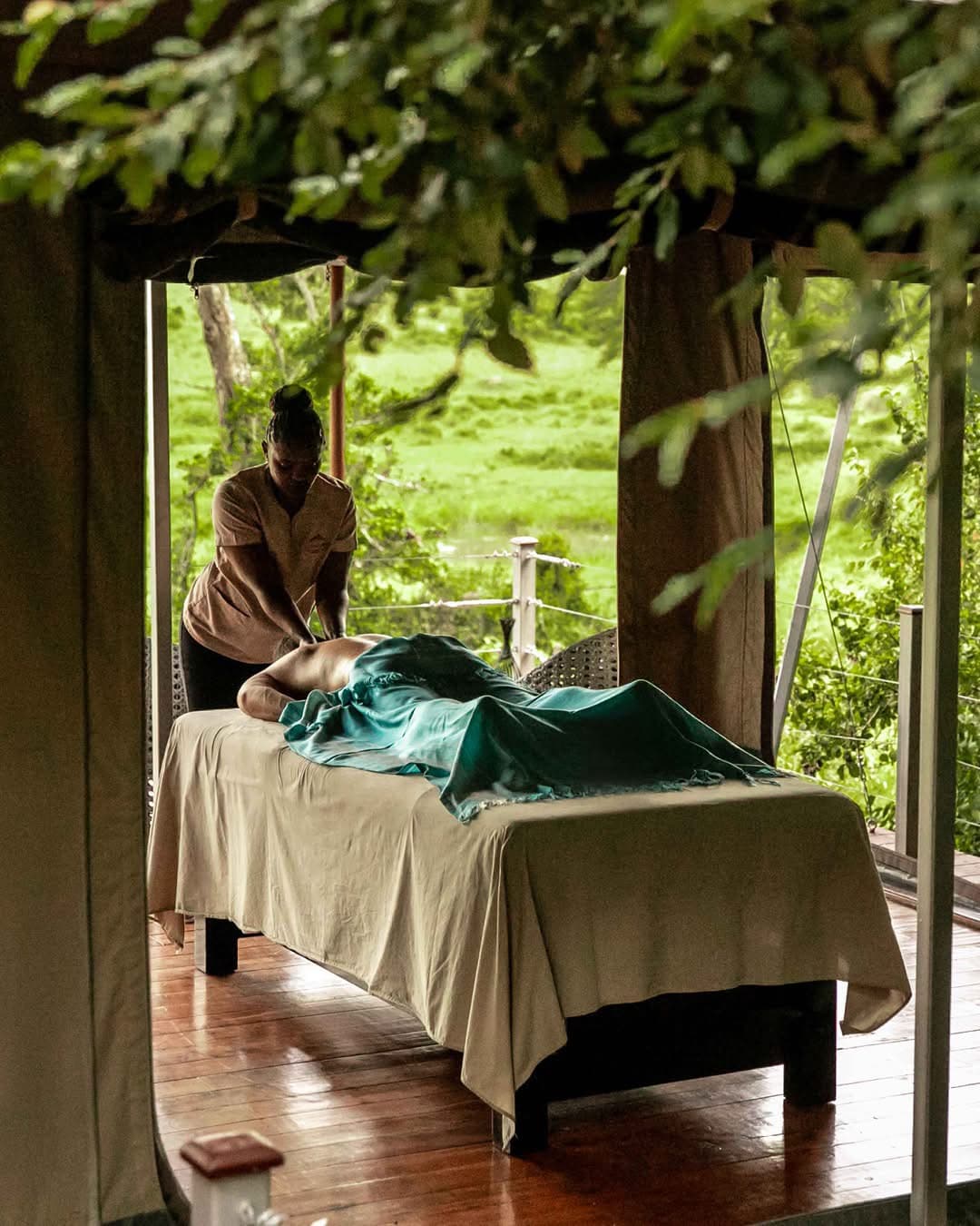 Spa Treatments - Safari experience showcasing Rejuvenation in the Wild in East Africa
