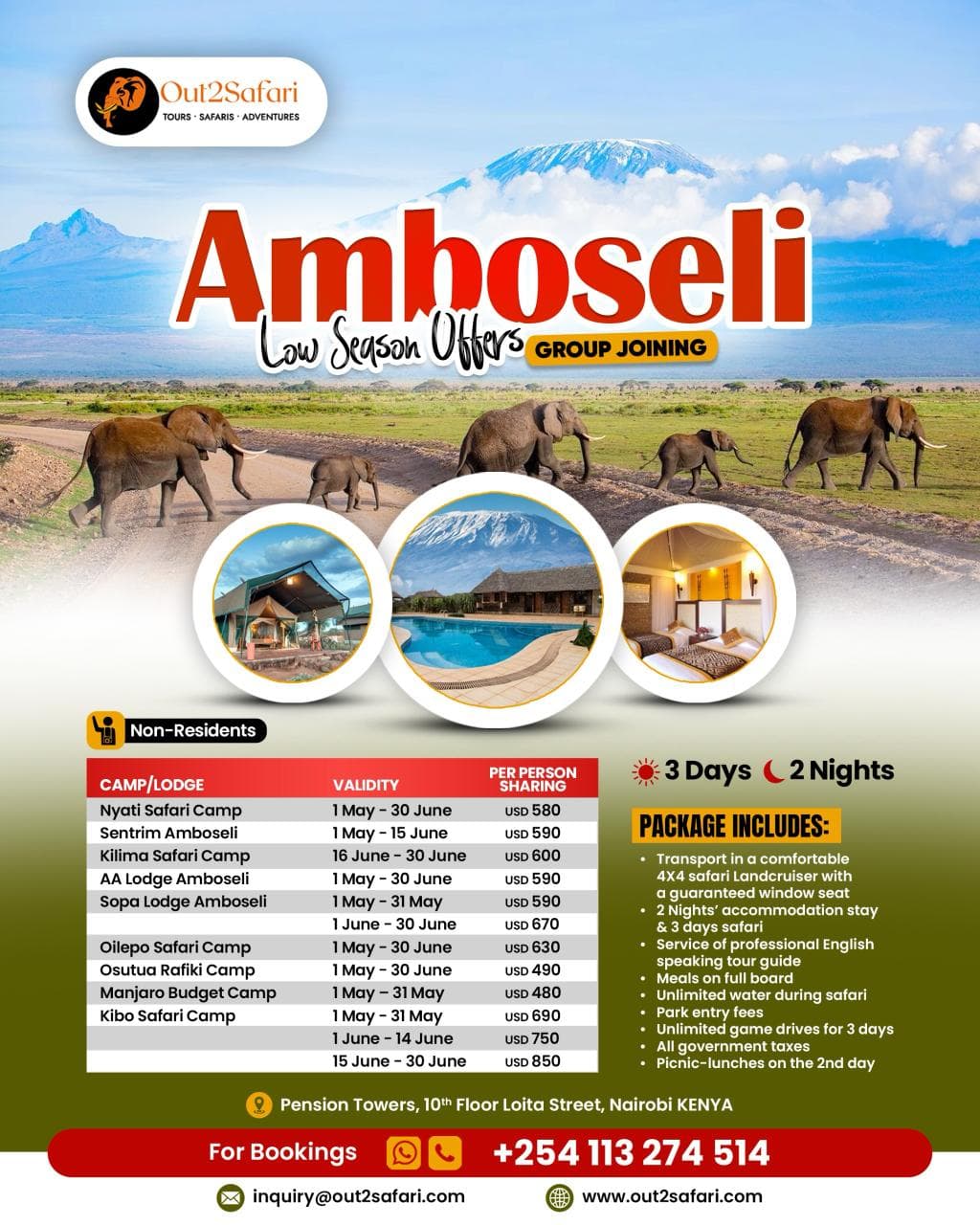 Amboseli package poster
